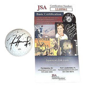 Jeremy Roenick Signed Personalized Model Titleist Golf Ball JSA Autographed Cert